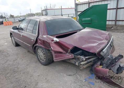 2008 Mercury Grand Marquis Ls из США, поврежденный, VIN 2MEFM75V68X620164